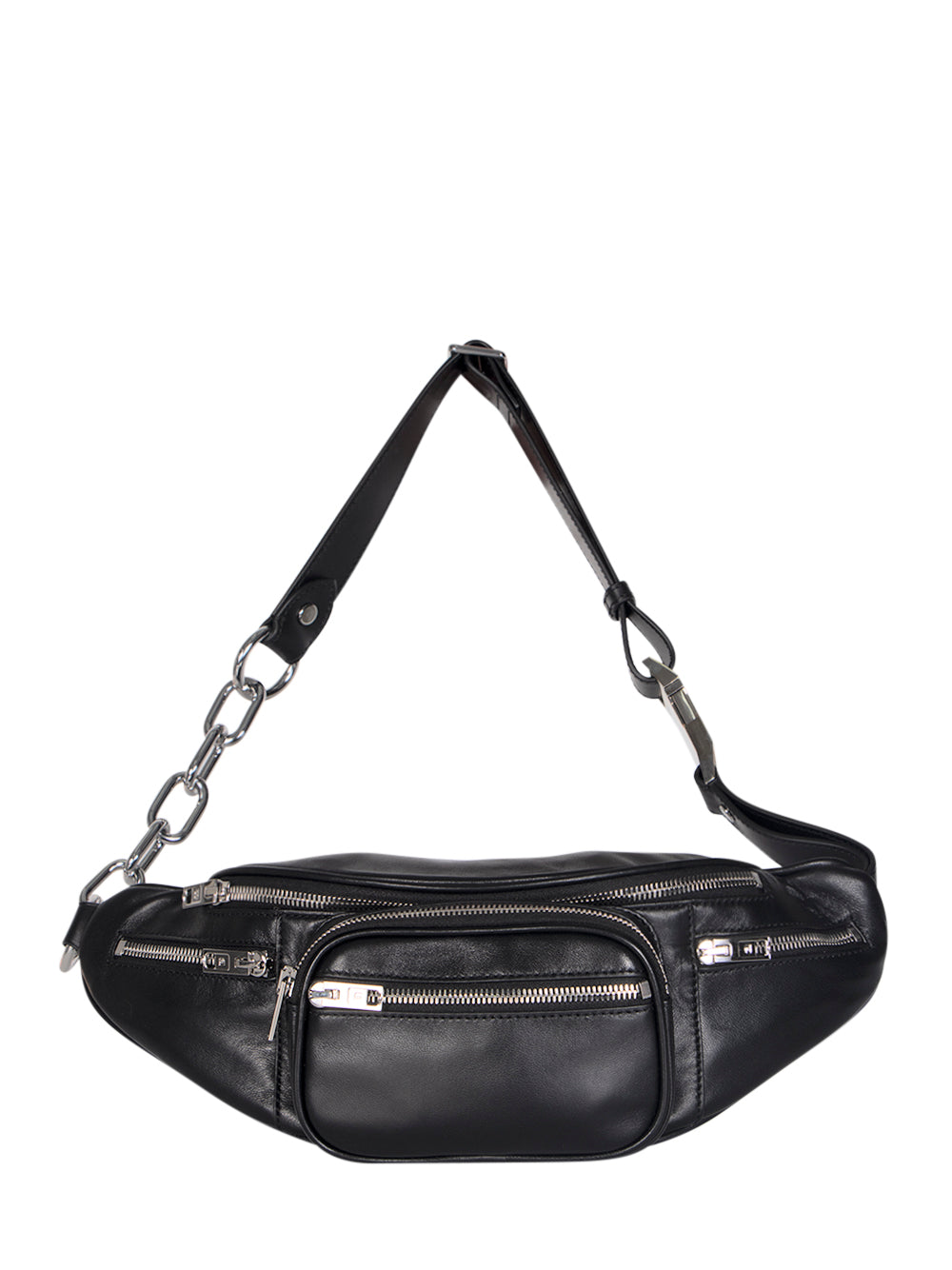 Attica Fanny Pack In Nappa Leather Black Club21 Thailand