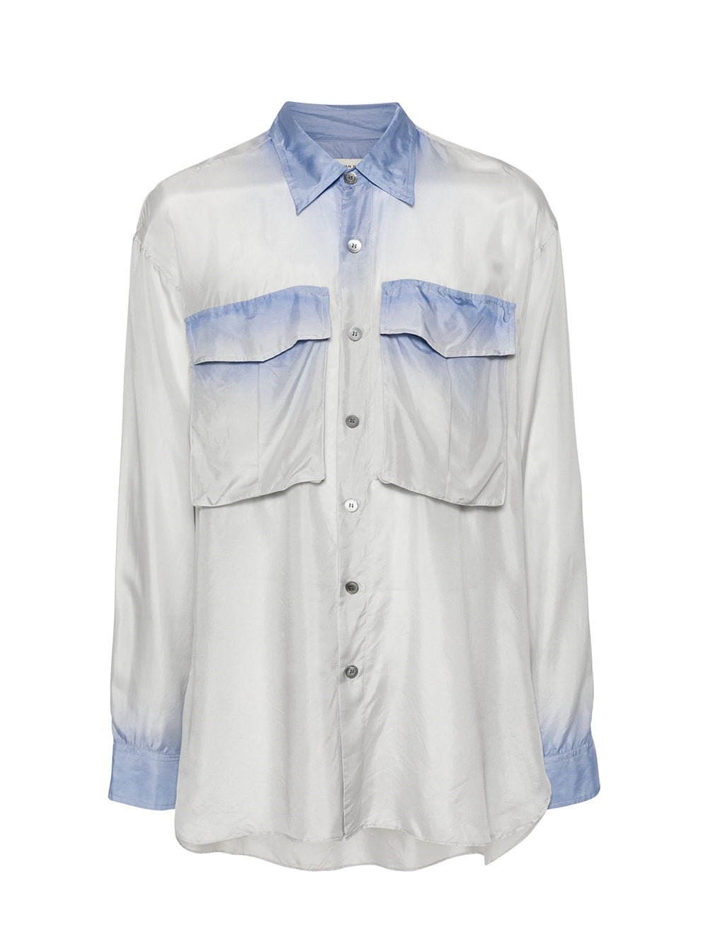 Cotton utility shirt Blue