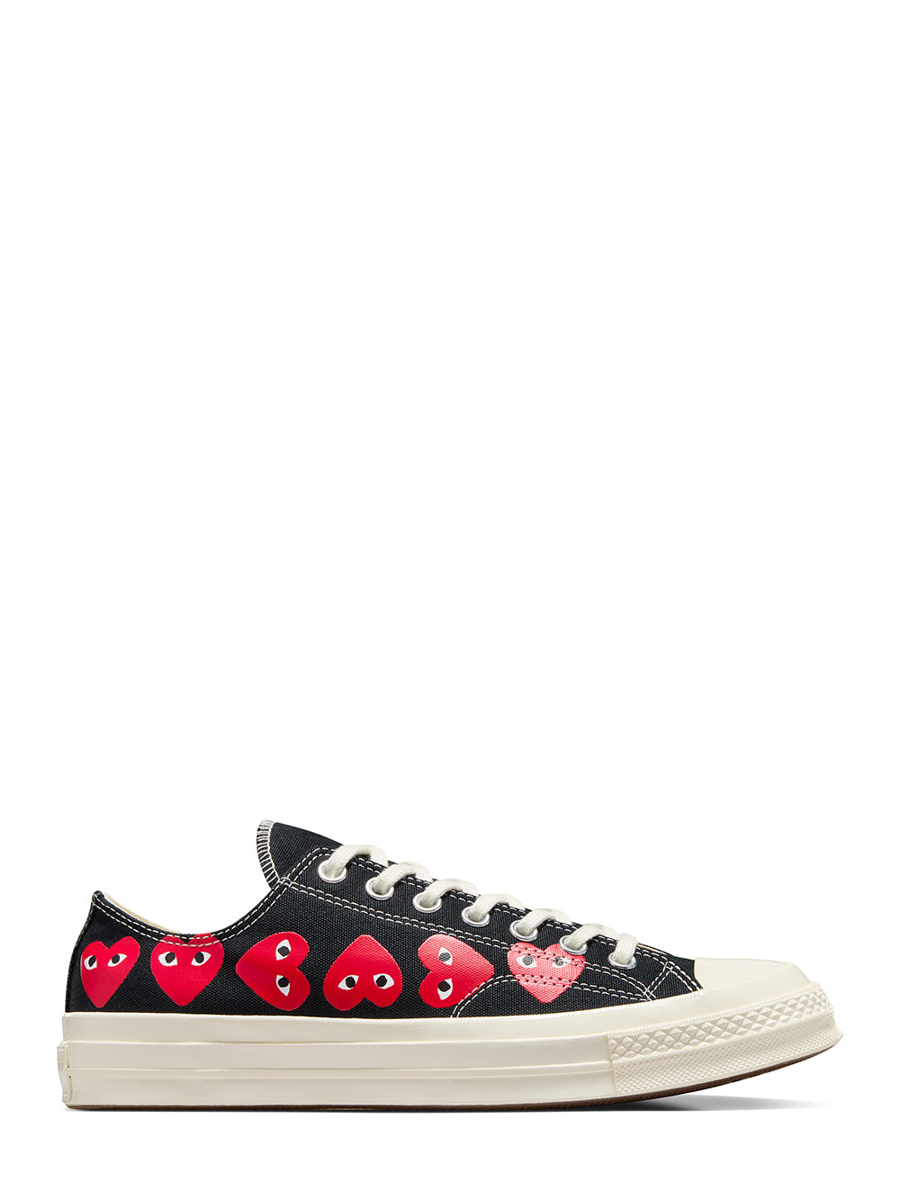 Multi Red Heart Chuck Taylor All Star '70 Low Sneakers (Black