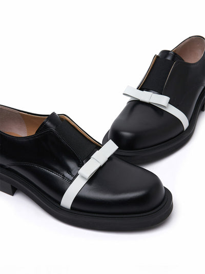 Gabriel Derby Shoes (Black/White)