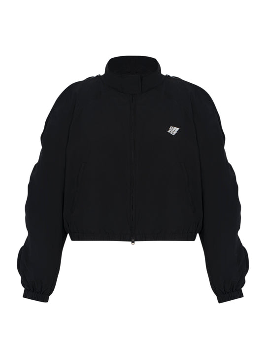 Oversized Track Jacket (Black)