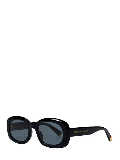 Sc40080i Acetate Sunglasses (Shiny Black/Smoke)