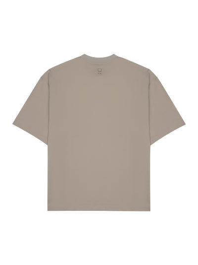 Embroidered T-Shirt (Beige)