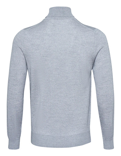 ck Calvin Klein-Extra Fine Merino Wool Longsleever-Grey-2