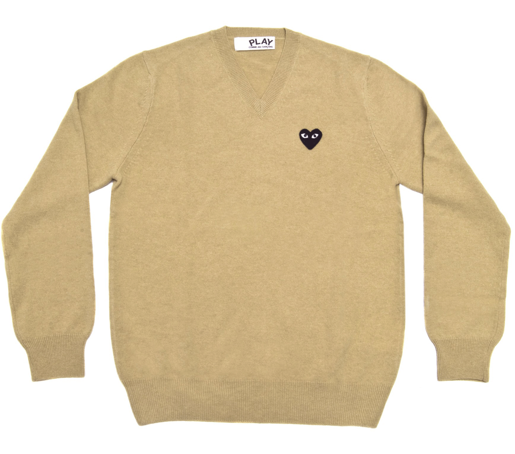 Sweater With Black Heart Men Camel Club21 Thailand