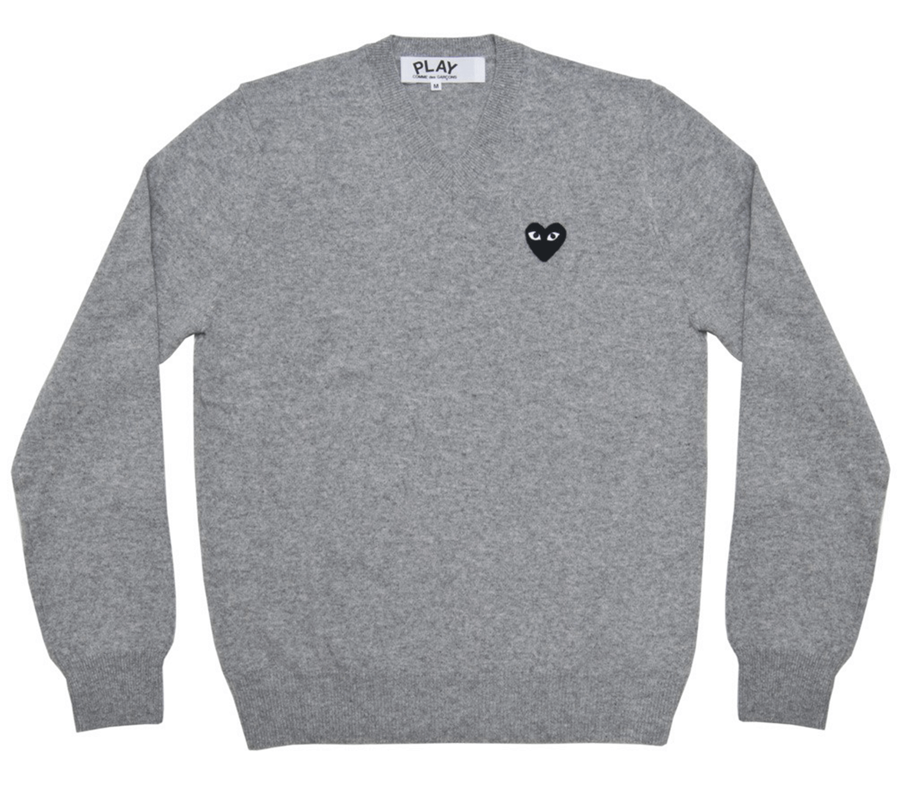 Sweater With Black Heart Women Grey Club21 Thailand