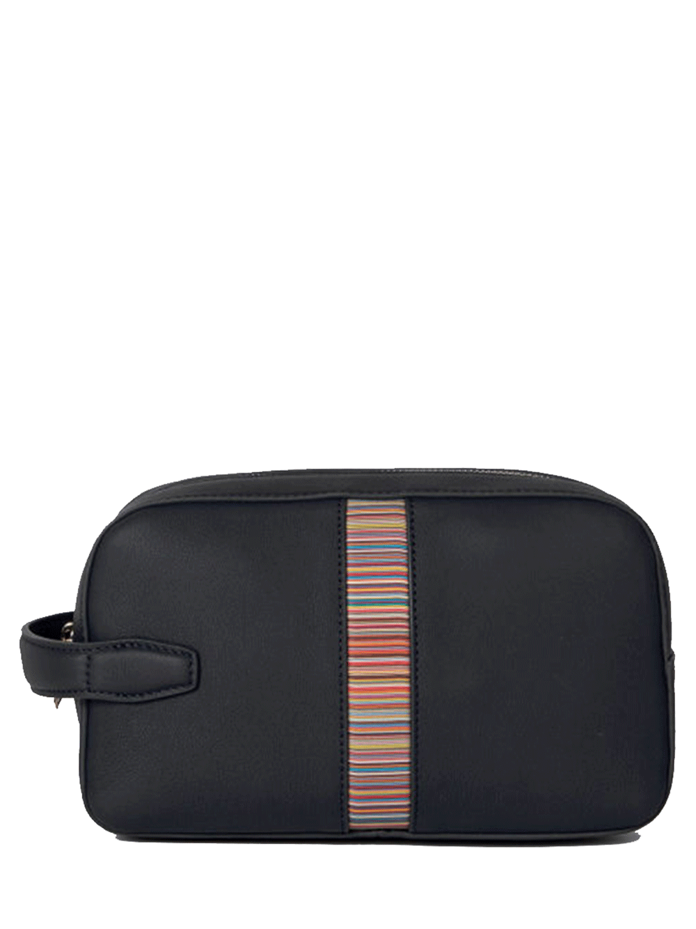 Paul Smith black Striped Mini Collage Wash Bag