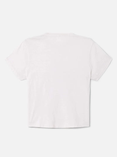 50S Boxy Tee Puppies Vintage White