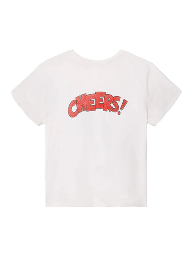 Classic Tee Cheers Vintage White