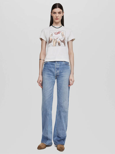 Classic Tee Cheers Vintage White