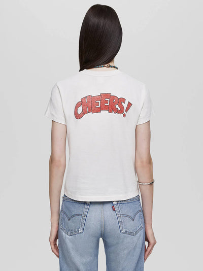 Classic Tee Cheers Vintage White
