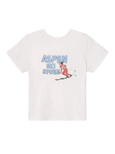 Classic Tee Ski Spree Vintage White