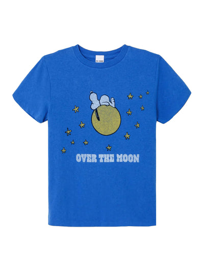 Classic Tee Snoopy Moon Lapis