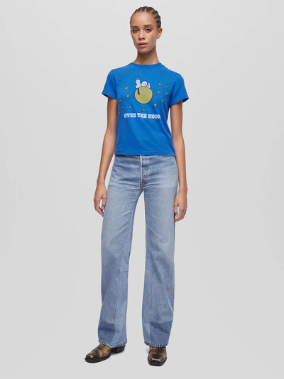 Classic Tee Snoopy Moon Lapis