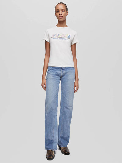 Classic Tee Birds Vintage White