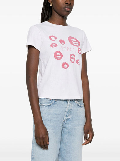 Classic Tee Women Talking Vintage White