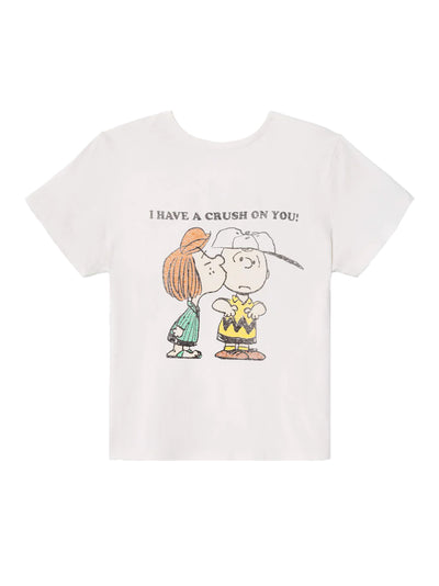 Classic Tee Peanuts Crush Vintage White