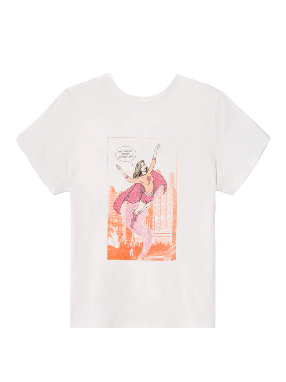 Classic Tee Superhero Vintage White