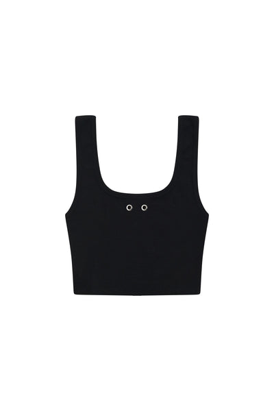 Team Wang Design The Original 1 Cropped Tank Black