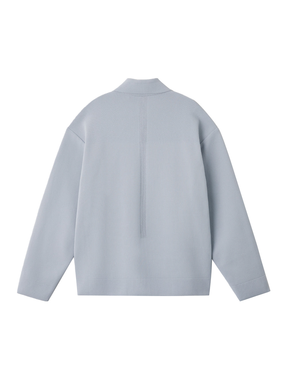 Milan Rib Shirt Jacket Light Gray