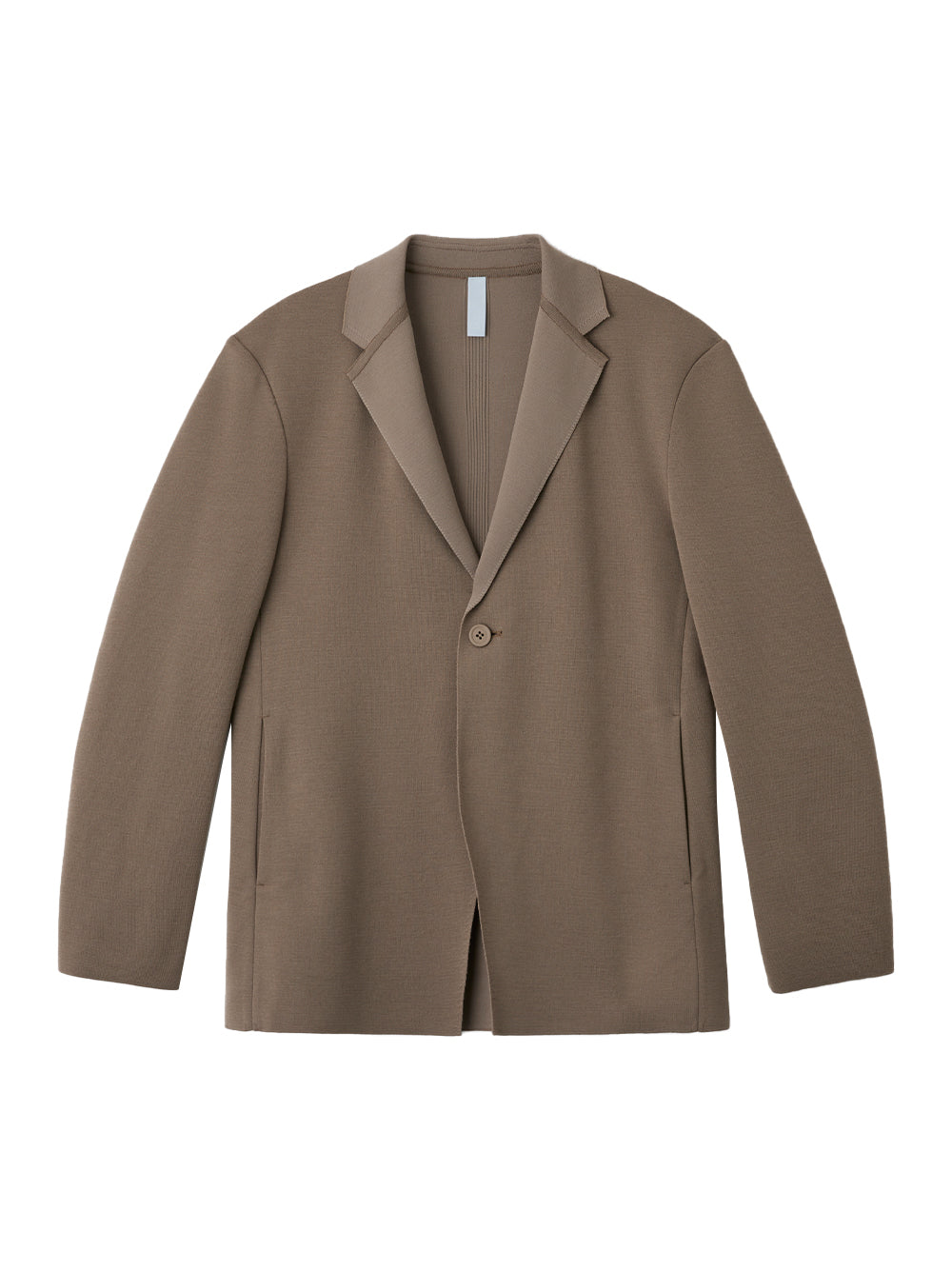 Tw Milan Rib Tailored Jacket Taupe Beige