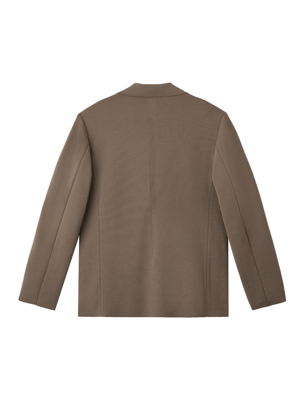 Tw Milan Rib Tailored Jacket Taupe Beige