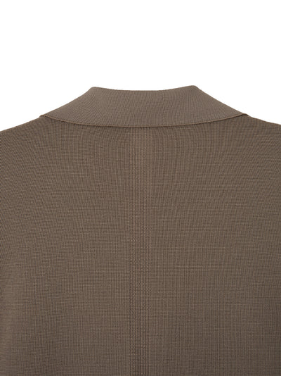 Tw Milan Rib Tailored Jacket Taupe Beige