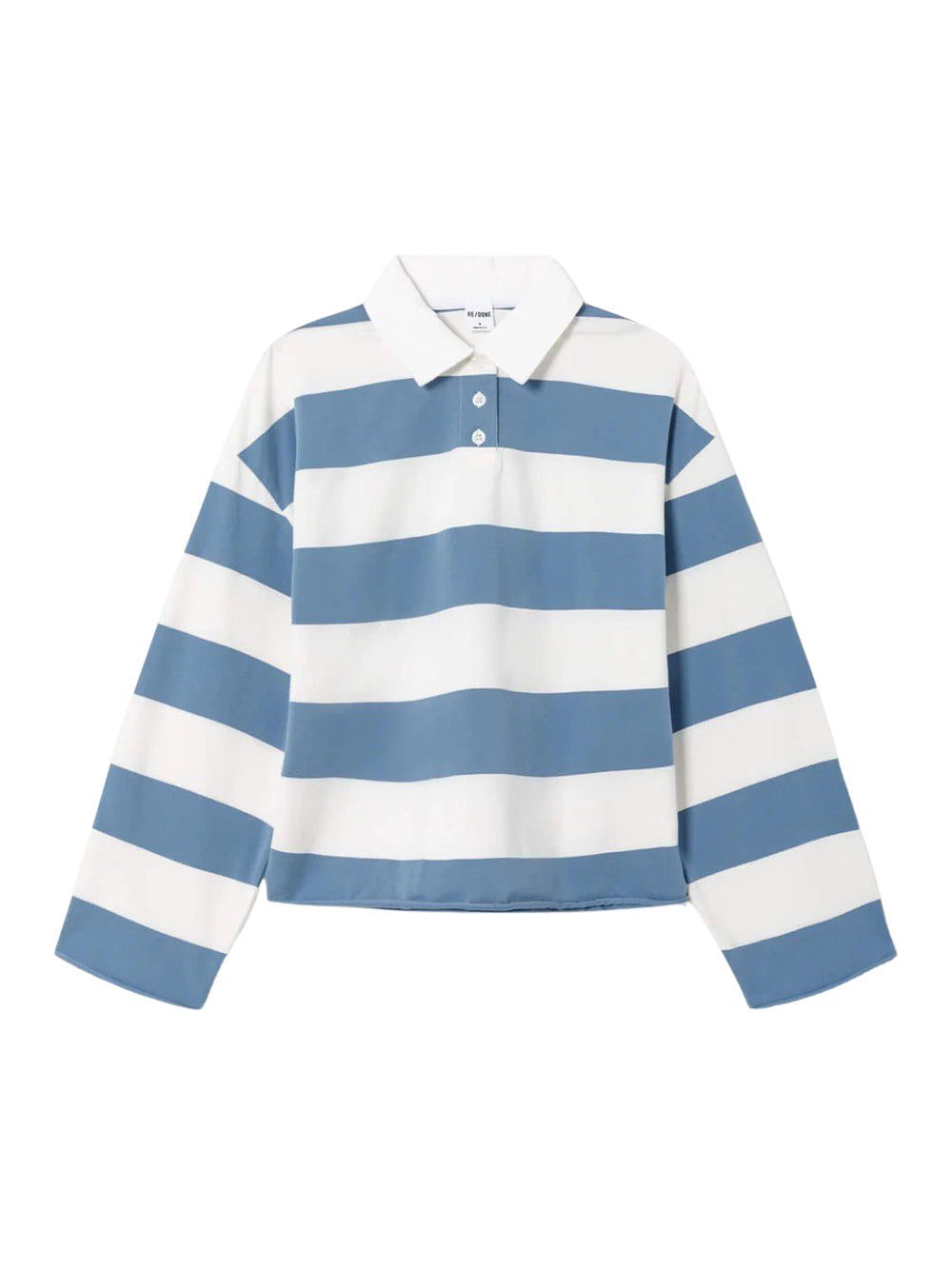 Cut Off Rugby Polo Bluebird Ivory