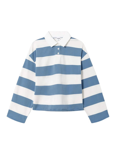 Cut Off Rugby Polo Bluebird Ivory