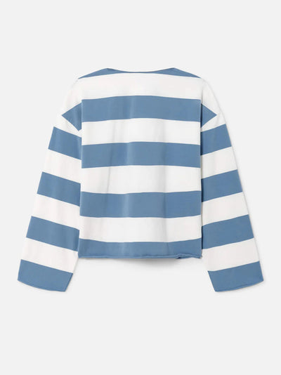 Cut Off Rugby Polo Bluebird Ivory