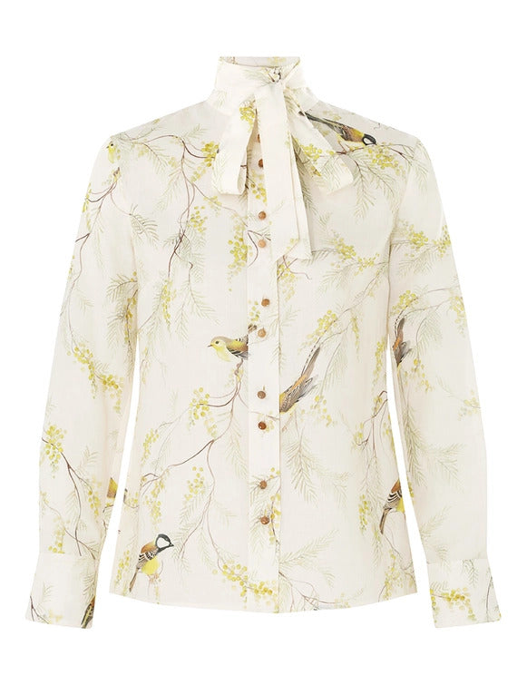 Blouse Acacia Birds