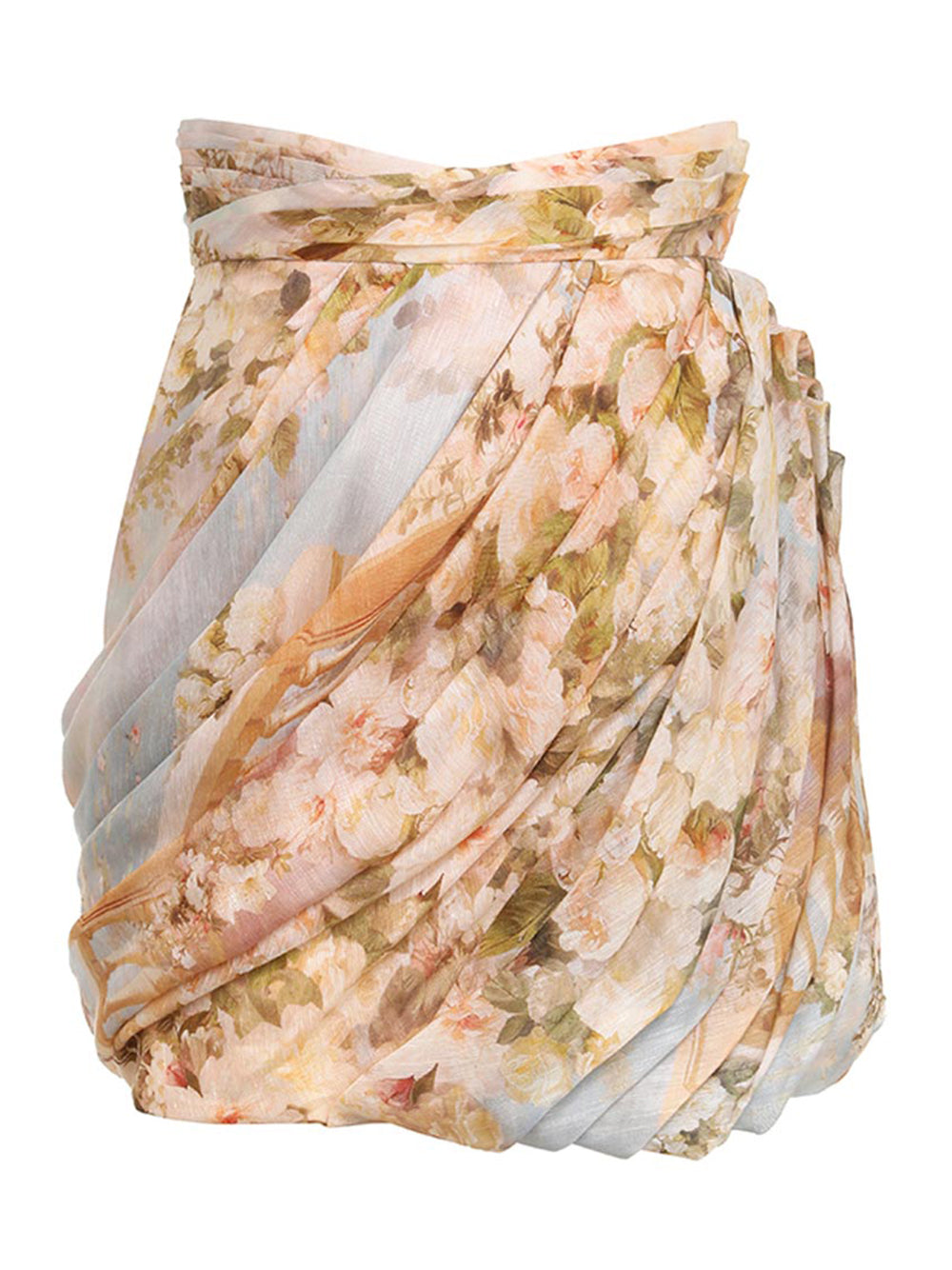 Luminosity Drape Mini Skirt