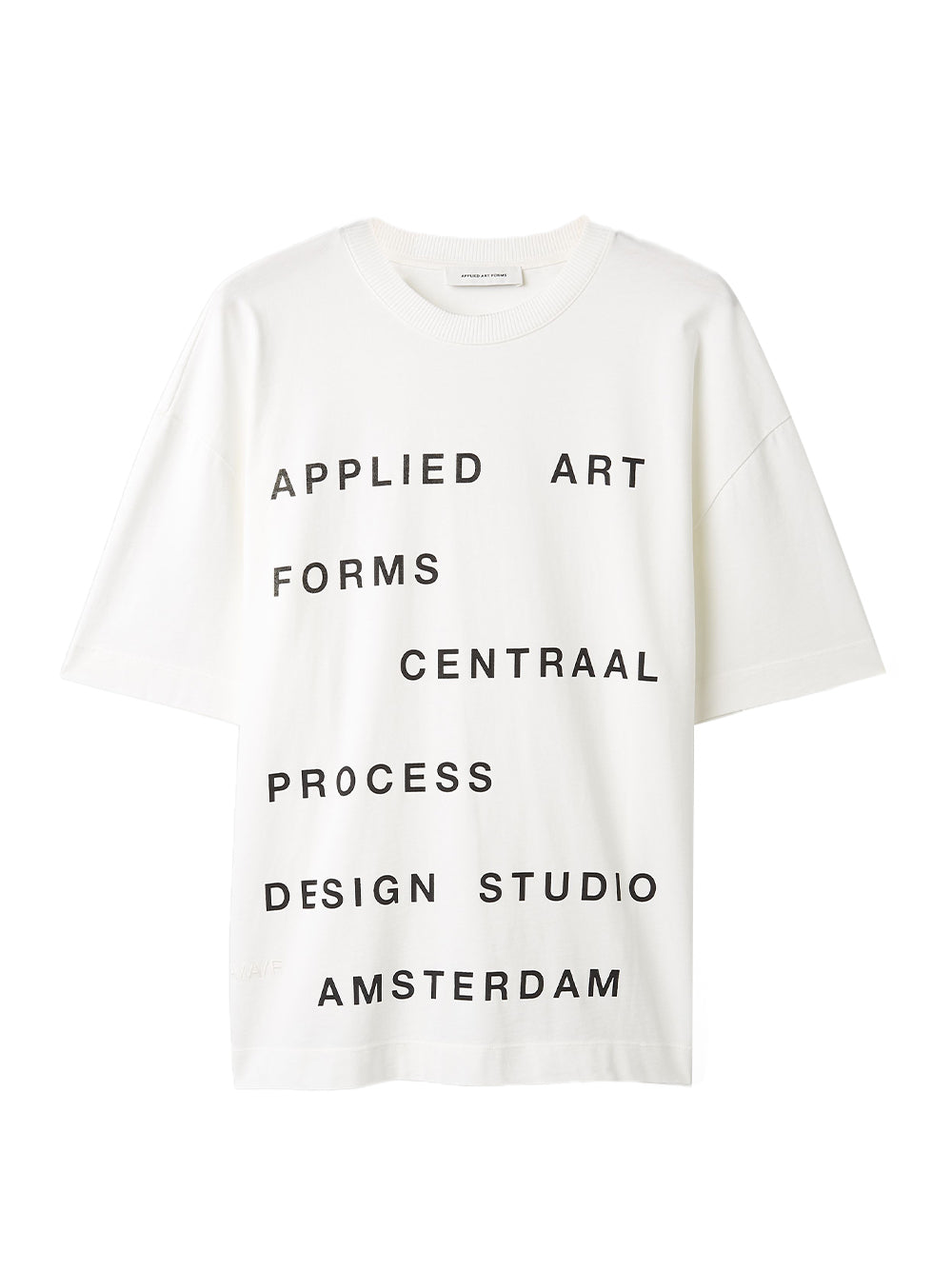LM1-4 Oversized T-Shirt (Centraal Pr.) Light Ecru