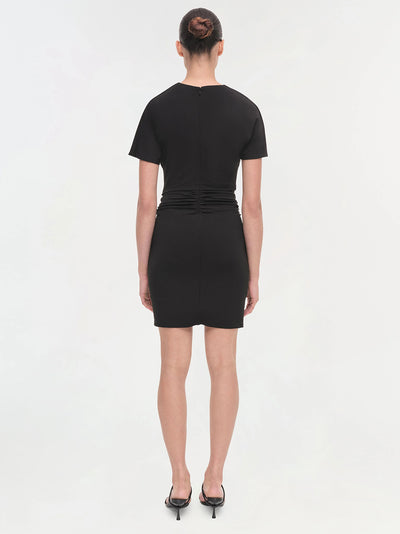 Kiko Short Sleeve Mini Dress Black