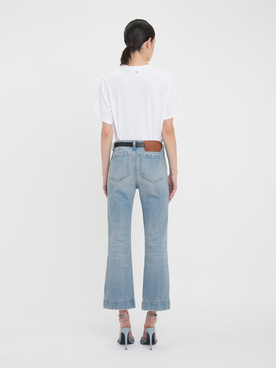 Cropped Kick Alina Jean Pale Blue Wash