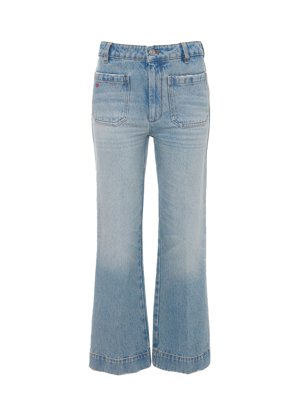 Cropped Kick Alina Jean Pale Blue Wash