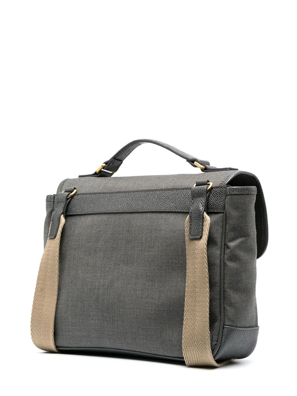 120’s Twill School Bag Backpack (Medium Grey)