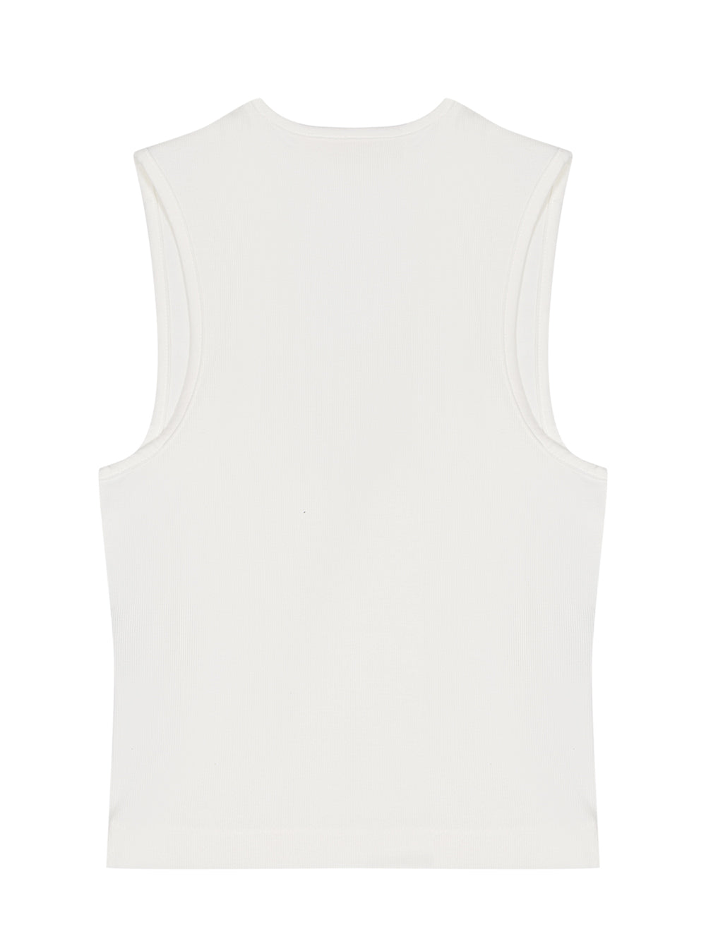 Womens Rib Tank (Cloud White)