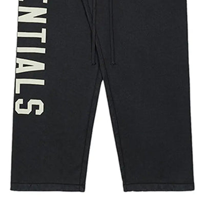 Heavy Fleece Relaxed Sweatp Black