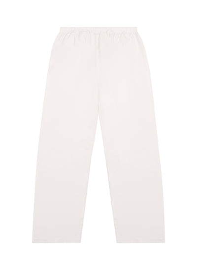 Womens Relaxed Oxford Pant Cloud White