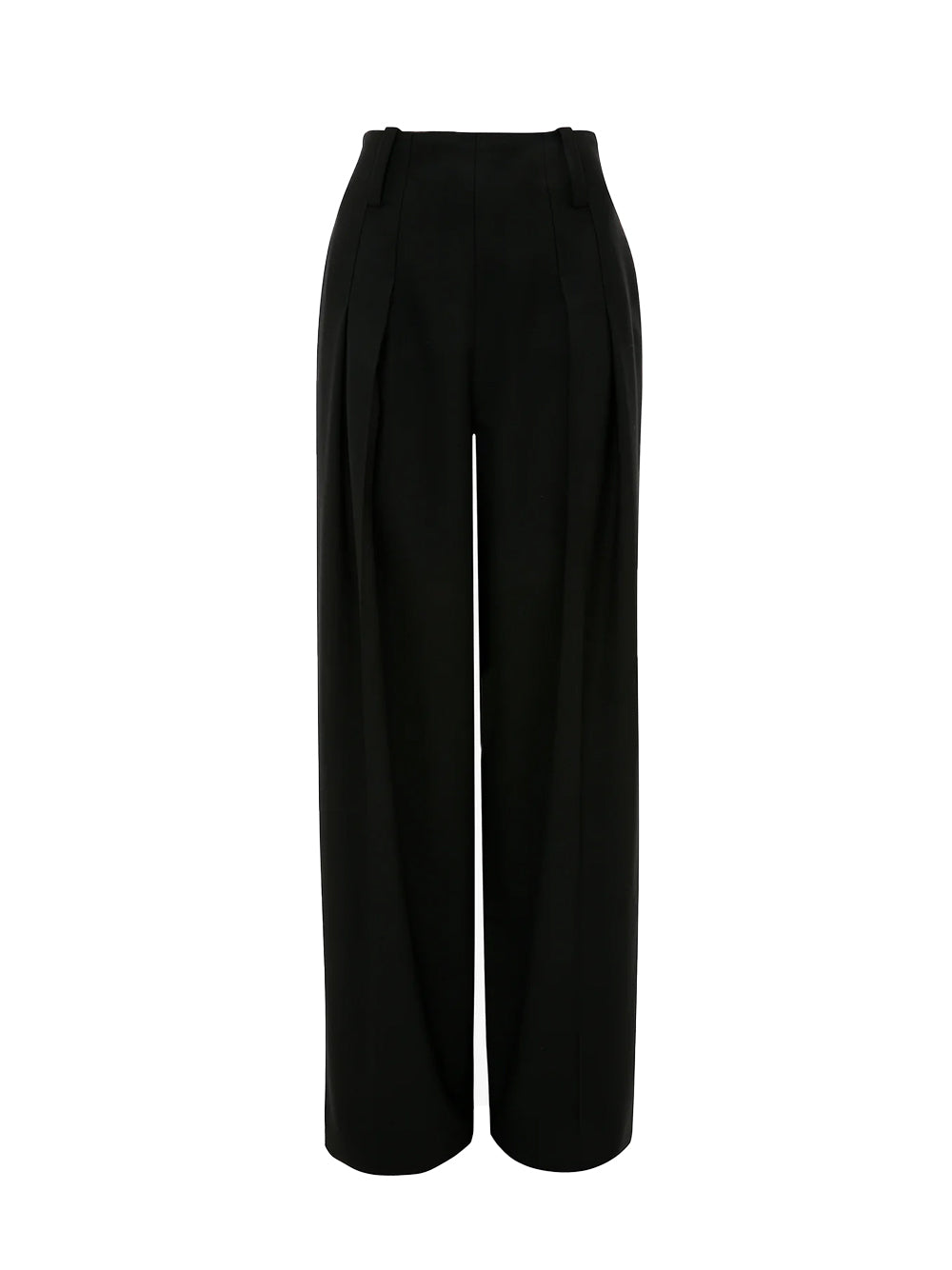High Waist Cinch Trouser Black
