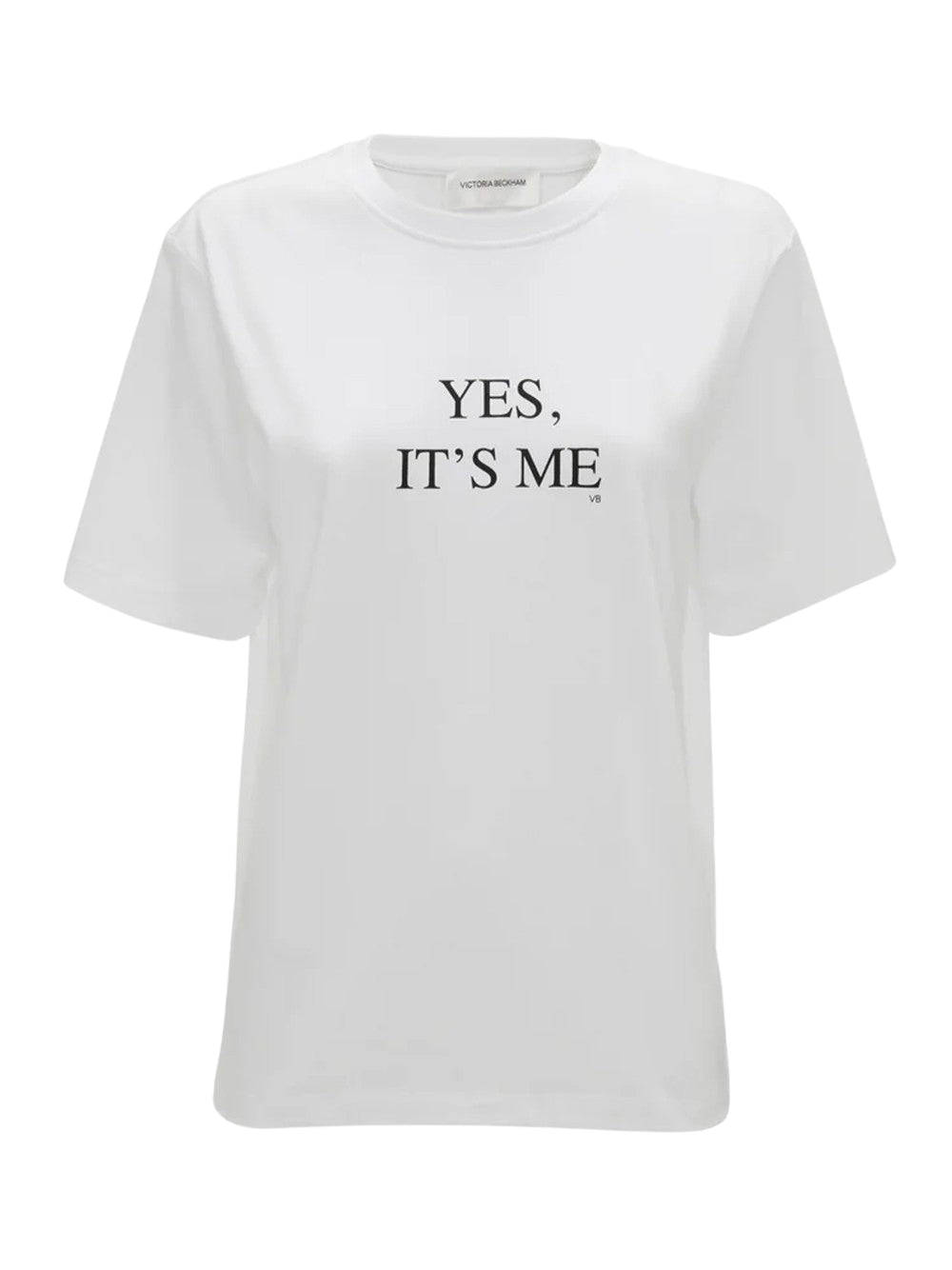 Slogan Tee White Yes Its Me