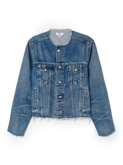 Cutoff Trucker Jacket Mid Fade