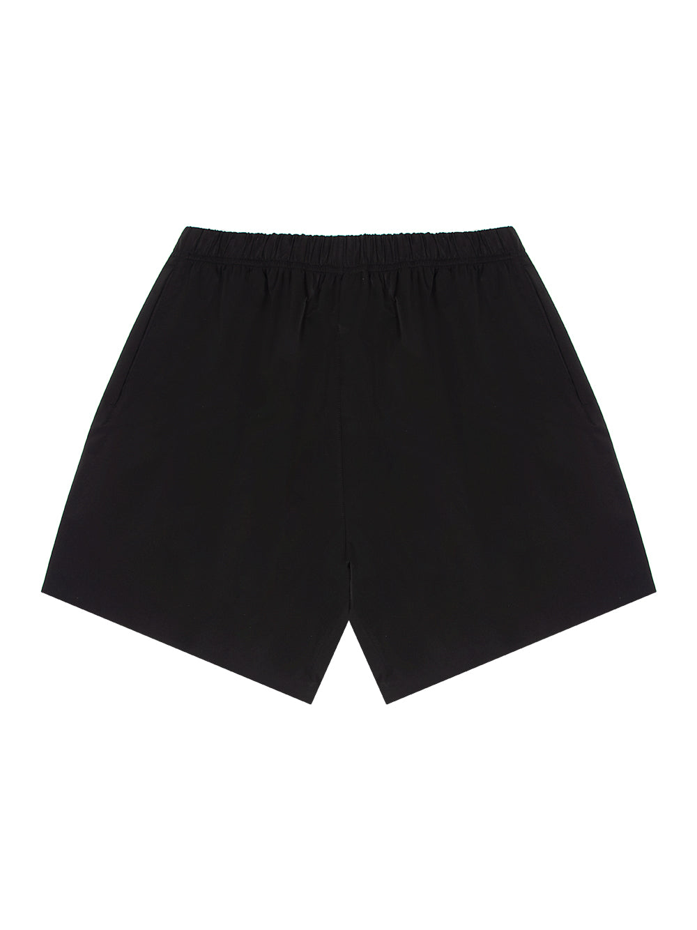 Sporty Nylon Soccer Short (Jet Black)