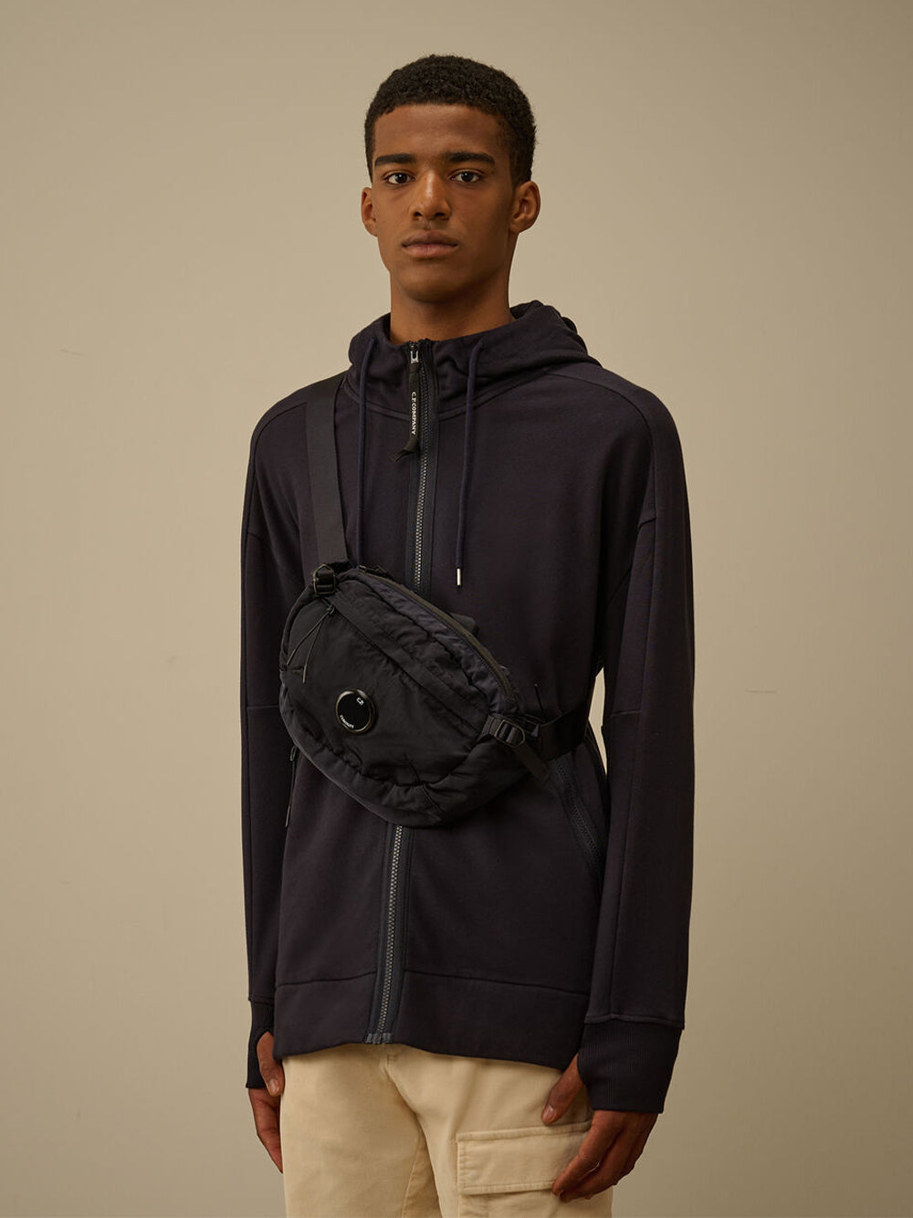 Nylon B Crossbody Pack (Total Eclipse)