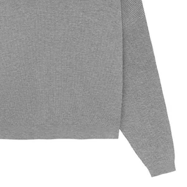 Waffle Turtleneck Dark Heather