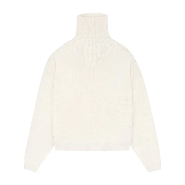 Waffle Turtleneck Shell
