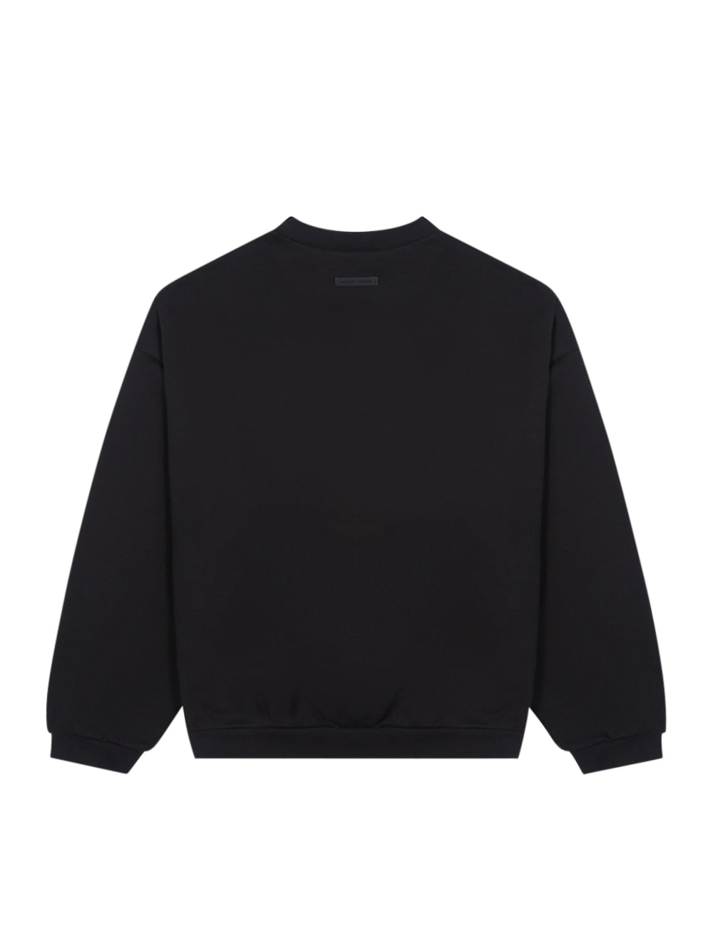 90S Fit Fleece Crewneck Jet Black