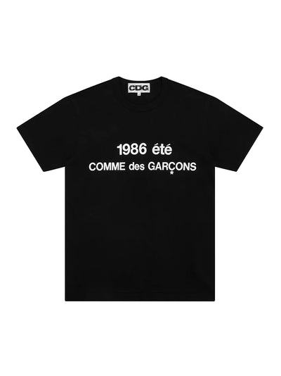 1986 Comme des Garçons T-Shirt (Black)
