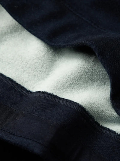 Sweatshirts Crew Neck In Brushed Indigo Fleece Denim-Normal Washed 40°